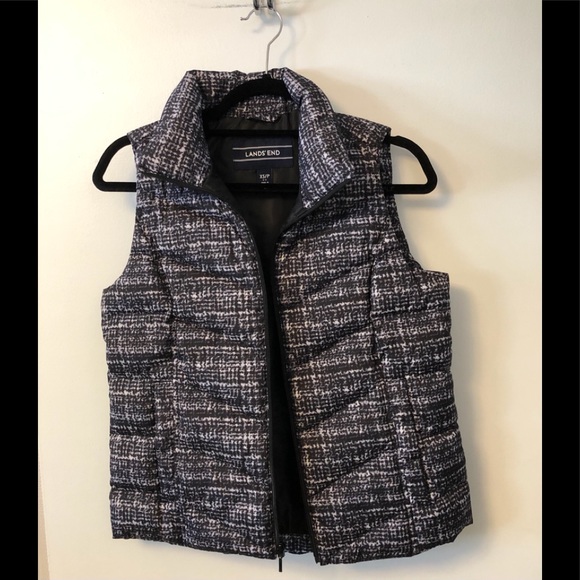 Lands End Down Winter Puffer Vest XSP - Picture 2 of 7
